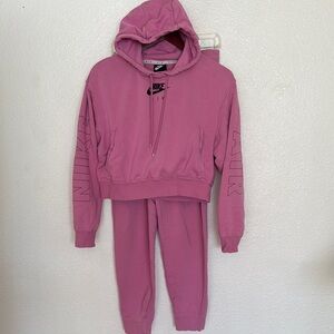 Nike Pink Hoodie and Joggers Set